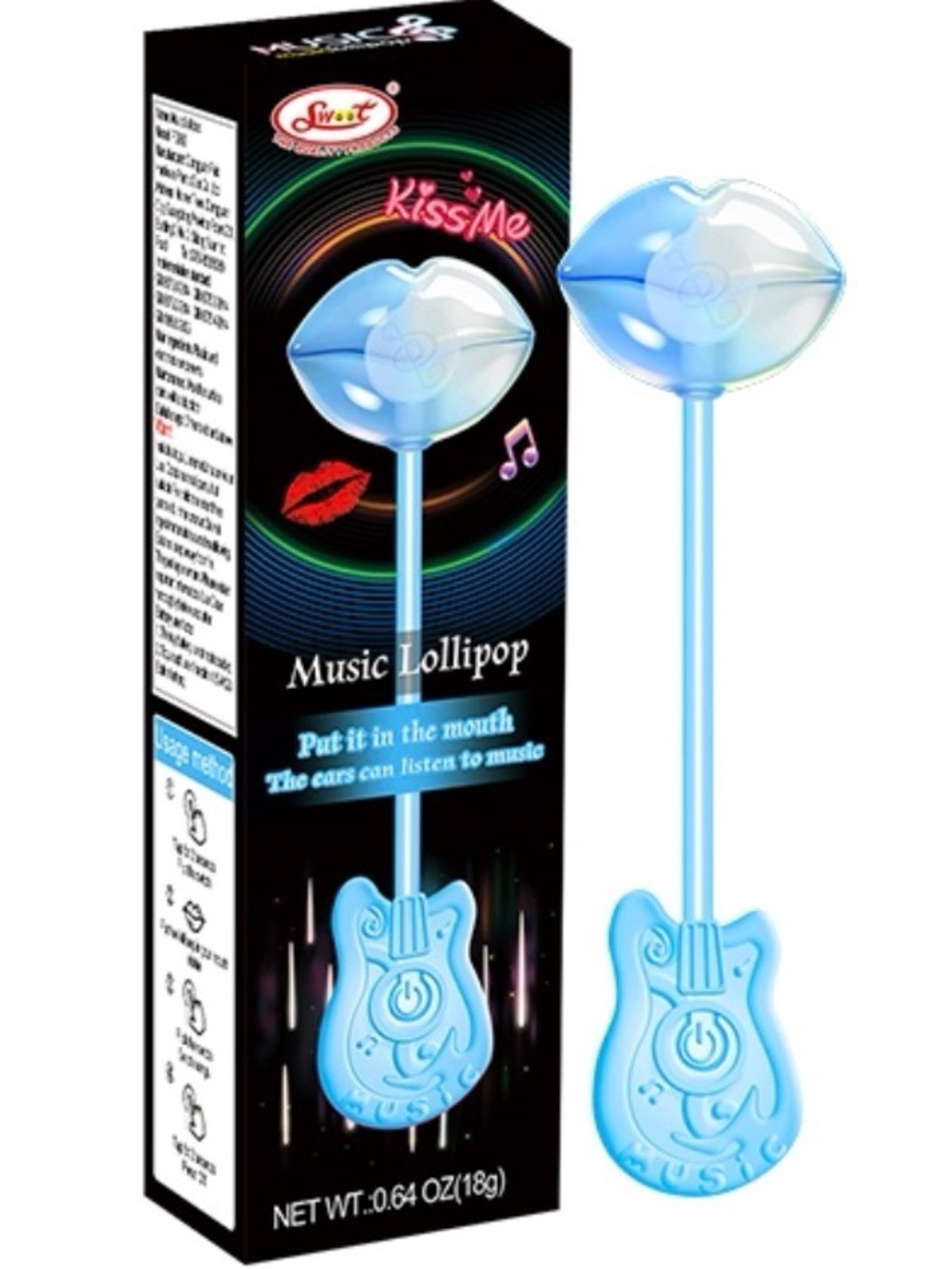 Music Lollipop - Kiss Me Blue